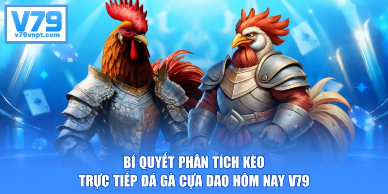 Bí quyết phân tích kèo trực tiếp đá gà cựa dao hôm nay V79
