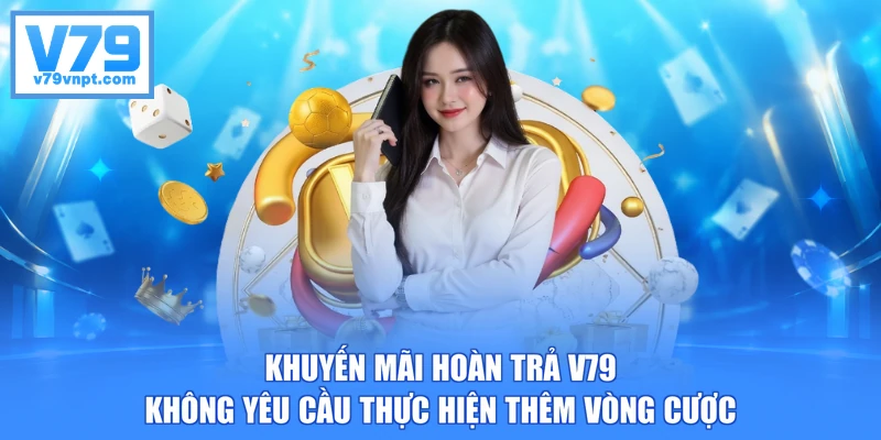 Khuyến mãi hoàn trả V79 không yêu cầu thực hiện thêm vòng cược