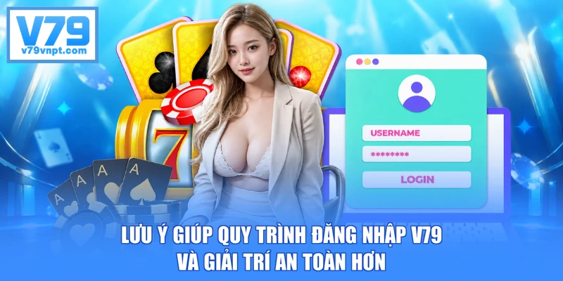 Lưu ý giúp quy trình đăng nhập V79 và giải trí an toàn hơn