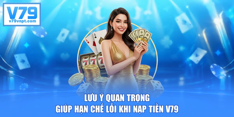 Lưu ý quan trọng giúp hạn chế lỗi khi nạp tiền V79